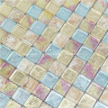 Tuiles de porcelaine de couleur mélangée de cristal de mosaïque